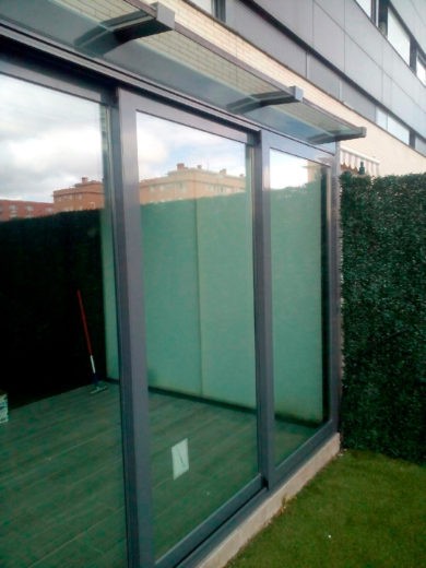 cerramiento acristalado de aluminio