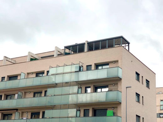cerramiento de terraza en atico